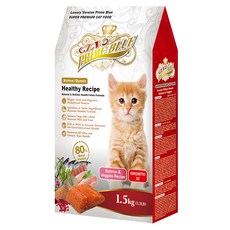 LV PRIME BLUE 藍帶 精選系列 滋補幼母貓乾飼料, 鮭魚蔬果, 1.5kg, 1袋