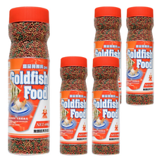 AQUAFUN 水之樂 高品質飼料3合1, 純天然原料, 適用於熱帶魚, 280g, 5罐