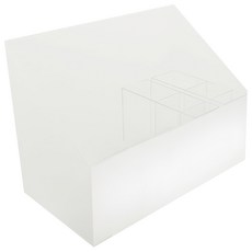 SHIMOYAMA 無印風彩妝保養品分類收納盒 附分隔盒, 1個