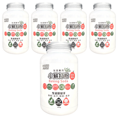 小丸家族 小蘇打粉，添加橘油，生活好幫手，除垢去汙除臭清潔, 500g, 5罐