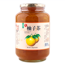 韓味不二 生黃金柚子茶, 2kg, 1罐