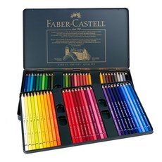 FABER-CASTELL 輝柏 水彩色鉛筆 筆芯3.8mm, 60色, 1盒