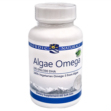 Nordic Naturals 北歐精靈 Algae Omega 海藻油 195 EPA/390 DHA 全素, 60顆, 1瓶