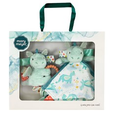 Mary Meyer 蜜兒 經典禮盒 Set (手搖鈴+安撫巾), 魔法小飛龍 多色, 1盒