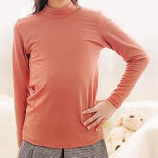 GIAT 吉亞特 兒童款 捍溫吸濕立領款發熱衣, 150, 橘條