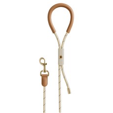 VOOCOO 蔚刻 甄選皮革牽引繩, 拿鐵, 1件