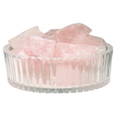 Mass 療癒舒緩 皇冠水晶擴香 開運水晶香氛燈座居家擺件 附威斯汀白茶精油 10ml, 1組, 粉水晶