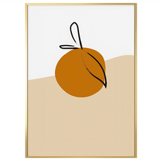 BOLUO GALLERY 菠蘿選畫所 幾何 柑仔 APGS3423G, 金色