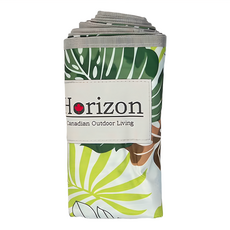 Horizon 天際線 登山便攜防潮墊 雨林綠意 420D牛津布+PVC材質 捲式收納, 全開(146 x 100cm) + 收納(18 x 5cm), 400g, 1個