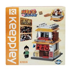 Qman 啟蒙積木 火影忍者 街景系列 積木玩具, 燒肉Q 奈良鹿丸 多色, 1個