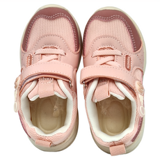小童軟底防滑網面機能運動鞋 - 粉色/24