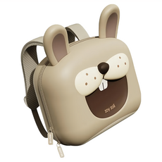 zoyzoii 森林系列 兒童小書包, 乖巧龅牙兔, 1個, 28 x 13 x 25cm