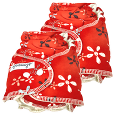 Sloomb OBF 有機竹棉夜用布尿布, 70%竹纖維/30%有機棉, 蜜糖朵朵, 2個