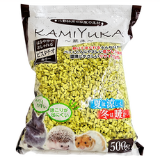 Clean Moff 小動物專用紙床 Set 500g 開心果色 適用於倉鼠、黃金鼠、刺蝟, 1包