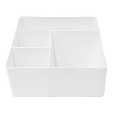 Green Bell 綠貝 桌面收納盒 白色 簡約設計 多格式收納, 1個