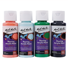 Mont Marte 蒙瑪特 流動壓克力顏料套組 60ml, 4色