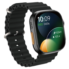 Songwin 尚之宇 全能觸控智慧手錶ULTRA 4.9 x 4.4 x 1.3cm, 2.01吋, 沉穩黑