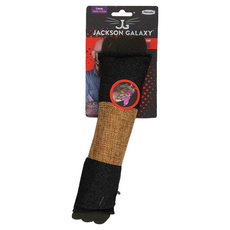 Petmate 麻布貓草拳擊袋 60g, 黑色 + 淺棕色, 1個