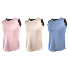 MI MI LEO 台灣製竹炭科技抑菌女背心3件組