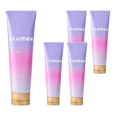 ulumee 胺基酸保濕修復髮膜 西洋梨x茉莉玫瑰香氛 2大修復蛋白質, 100g, 5條