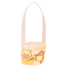 Disney 迪士尼 Ufufy 手提防水飲料杯套 CA919C-5, 維尼跳跳虎 米色, 1個
