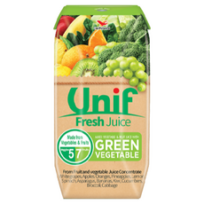 綜合綠色蔬果汁, 12瓶, 200ml