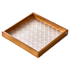 楠竹托盤, 大款(28 x 28 x 3.5cm), 原色