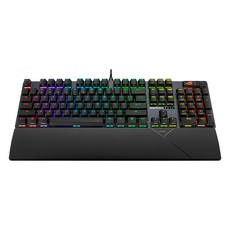 ASUS華碩 電競鍵盤 NX PBT SNOW, ROG STRIX SCOPE II, Mechanical, Black