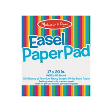 Melissa&Doug 瑪莉莎 繪圖本 白紙 特大號, 43 x 50cm, 50張, 1本