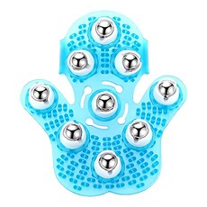 AHOYE 滾珠手掌按摩器, 顏色隨機, 舒緩疲勞, 促進血液循環, 適用各種手型, 1個