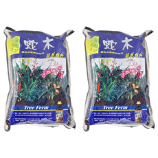 翠筠 高溫殺菌蛇木 蘭花植料, 2包, 3L