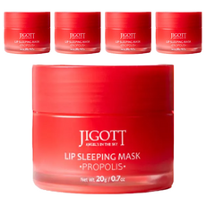 JIGOTT 蜂膠 晚安唇膜 20g 滋潤保濕 唇部護理, 1罐, 5罐