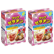 MORINAGA 森永 吉利丁粉 - 6袋入 含膠原蛋白 4600mg, 30g, 2盒