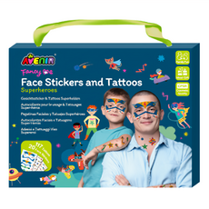 AVEnIR 美妝&紋身貼紙 超級英雄 1盒 臉部身體彩繪