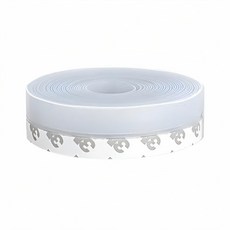 多功能防蟲門窗密封條 5M/捲 寬2.5cm 透明矽膠, 1個