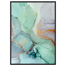 BOLUO GALLERY 菠蘿選畫所 融融I APAD3401B 掛畫, 黑色