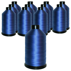 COTTONVILL 高級縫紉機線 Set, 45' S/2 色號 C047, 1700公尺 2入, 聚酯纖維 100%, 12件