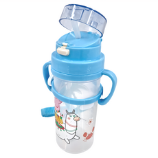 Peppa Pig 佩佩豬 兩用式多功能水壺 370ml, 藍色, 1個