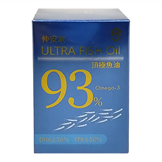 JOIN HOME 仲安家 ULTRA FISH OIL魚油 Omega-3 93% DHA≥36% EPA≥50%, 60顆, 830mg, 1罐