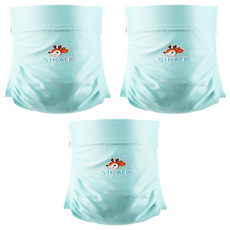 SIKAER 喜可褲 素色系列機能環保布尿布 (3-15公斤適用), C05 粉綠, 3件