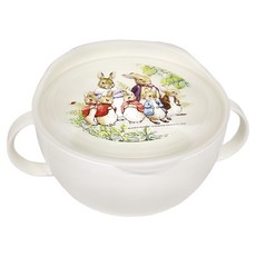 EDISON mama KJC雙層雙握把碗附蓋 1040ml, 彼得兔, 1個