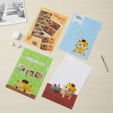 黃阿瑪的後宮生活 L夾 4入組 尺寸約22 x 31 cm, 黃阿瑪動畫, 1組