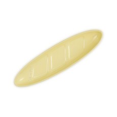 LE CREUSET 艾莉絲黃 精緻瓷器麵包盛盤, 1個, 32.2 x 8.8 x 3.6cm