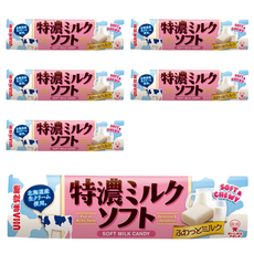 UHA味覺糖 特濃牛奶味軟糖 50g 北海道牛乳, 6條