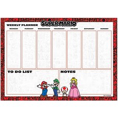 PYRAMID INTERNATIONAL 瑪利歐與他的冒險夥伴A4記事本 Super Mario A4 週記事規, 1個