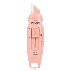 MILAN 安全兩段式陶瓷美工刀 25g, 珊瑚粉, 1個