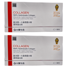 大醫生技 德國水解膠原蛋白粉, 無腥味無膽固醇, 小分子好吸收, 6g, 30包, 2盒
