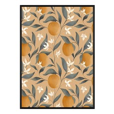 Boluo 菠蘿選畫所 好事橙雙 裝飾畫, 59.4 x 42cm, 黑色