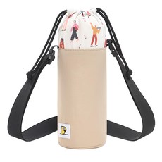 ins 保冷水壺袋, 卡其色, 1個