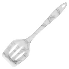 cclife Premier Zing 矽膠濾油鍋鏟29cm 大理石色 耐熱不沾鍋 瀝油設計, 1支